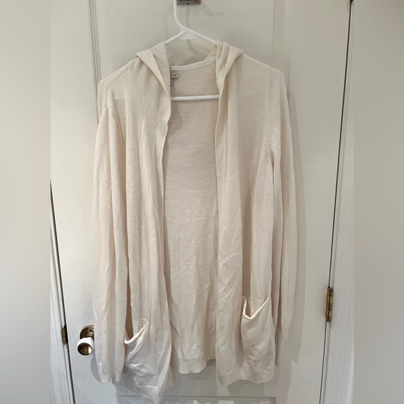 GAP softspun, longline hooded cardigan with cashmere - Picture 1 of 5